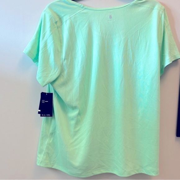 ID Ideology Women's Birdseye Mesh T-Shirt, T-shirt green ash - Picture 10 of 11